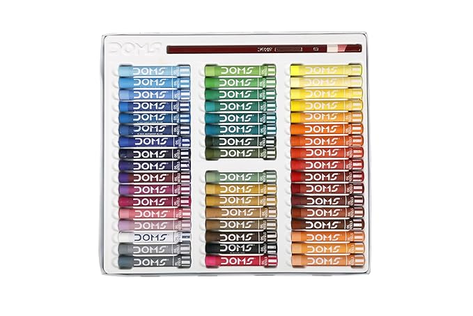 DOMS 50 Shades Oil Pastel With Case