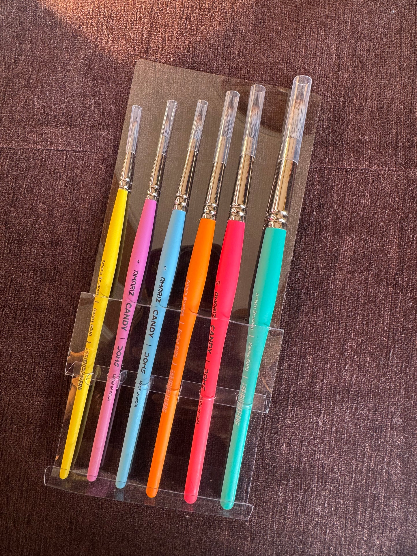DOMS Amariz Candy Artist's Brushes Set of 6