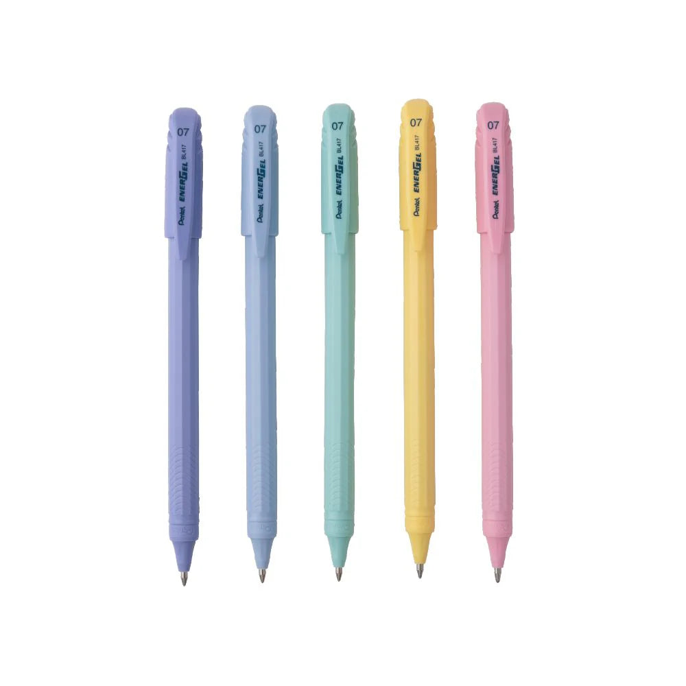 Pentel Energel Roller Pen Set of  - Pastel Body - Blue Ink (Single pen) ki