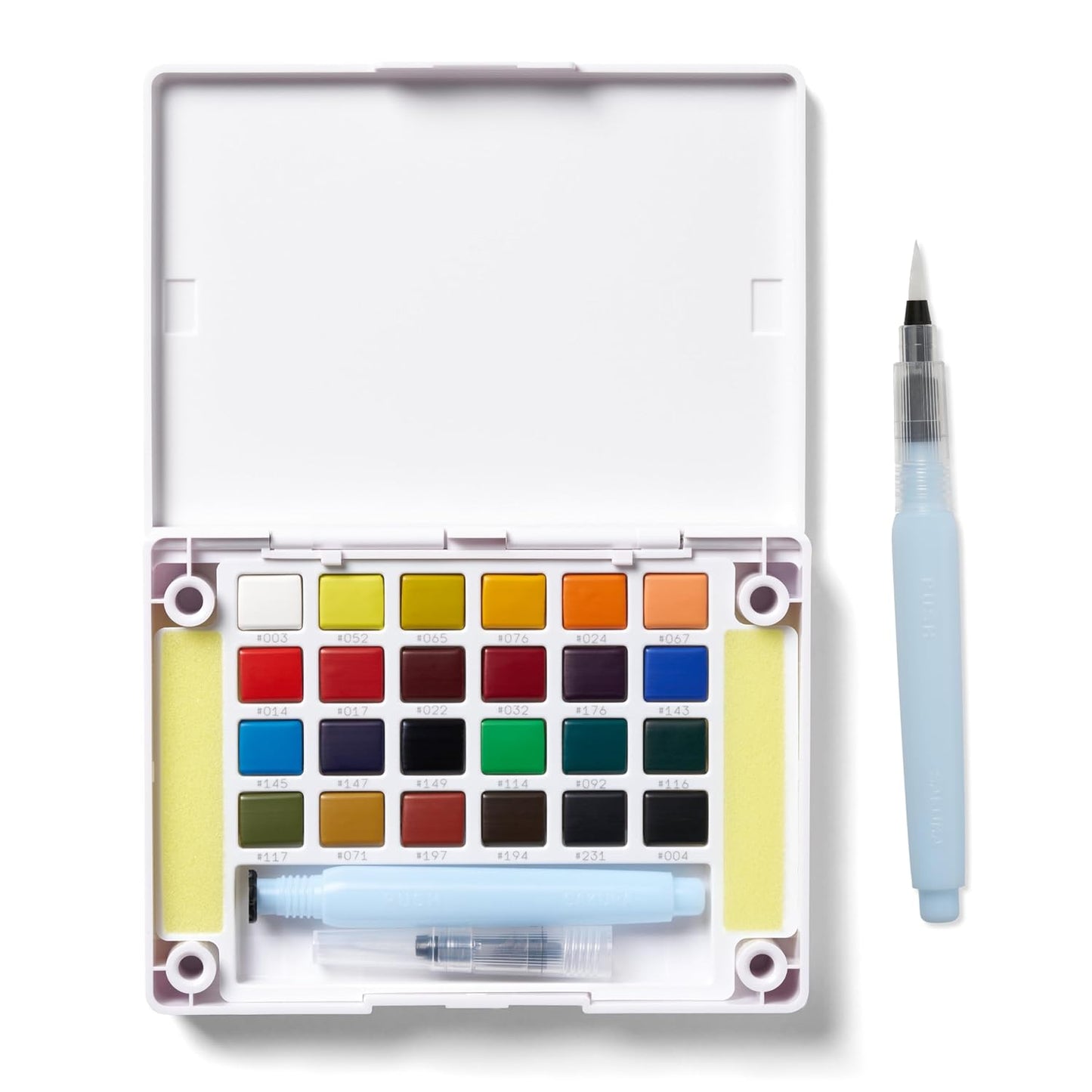 Sakura Koi Water Color Cake Set with Waterbrush - Portable Box