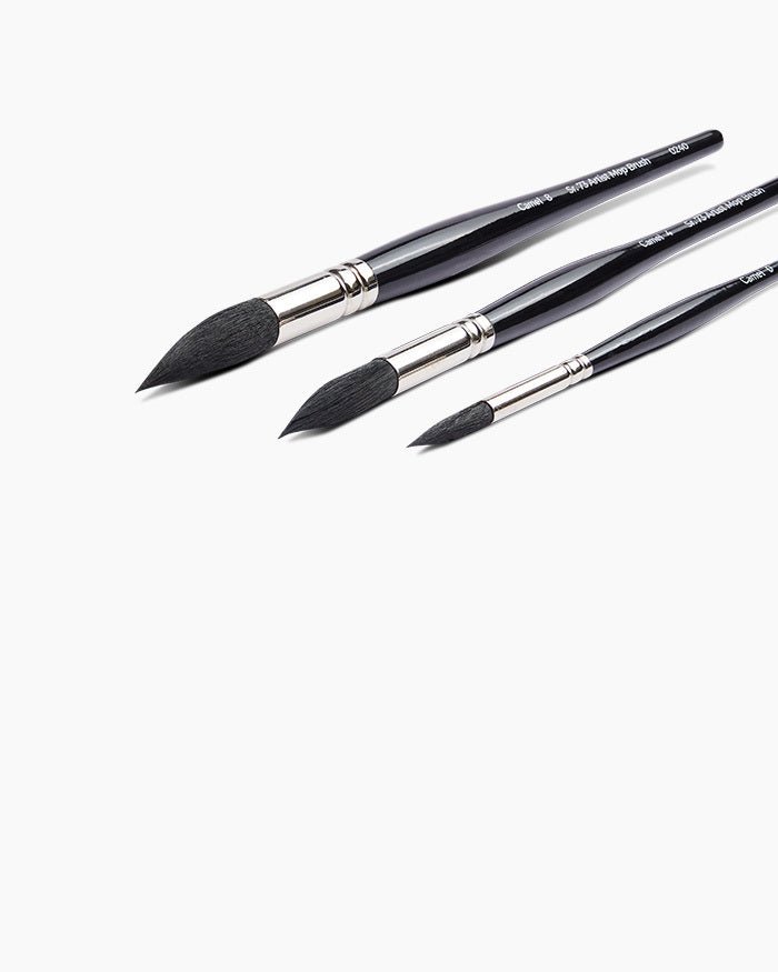 Camel Artists Mop Brush Set of 3 - Stationery Plug