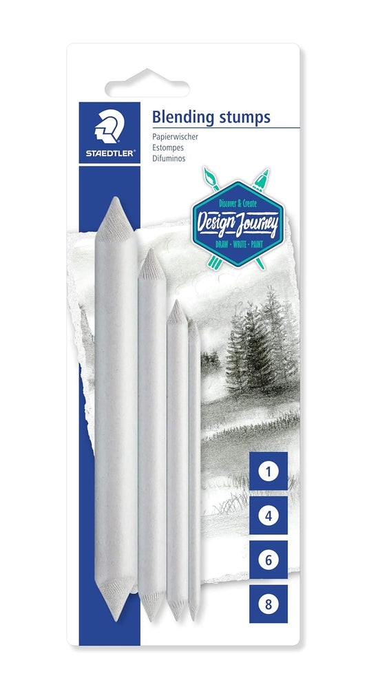 STAEDTLER Blending Paper Stumps (1,4,6,8) - Stationery Plug