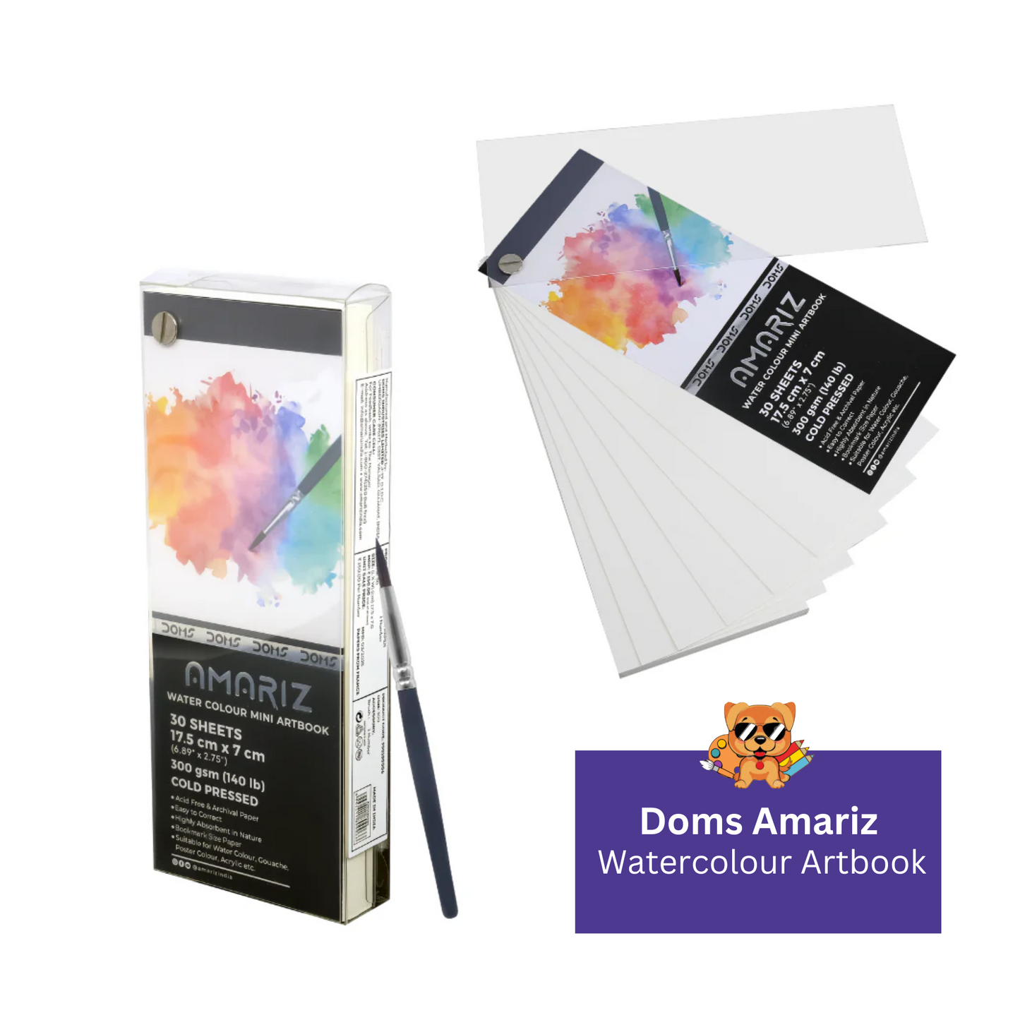 Doms Amriz Watercolour Artbook (30 sheets)