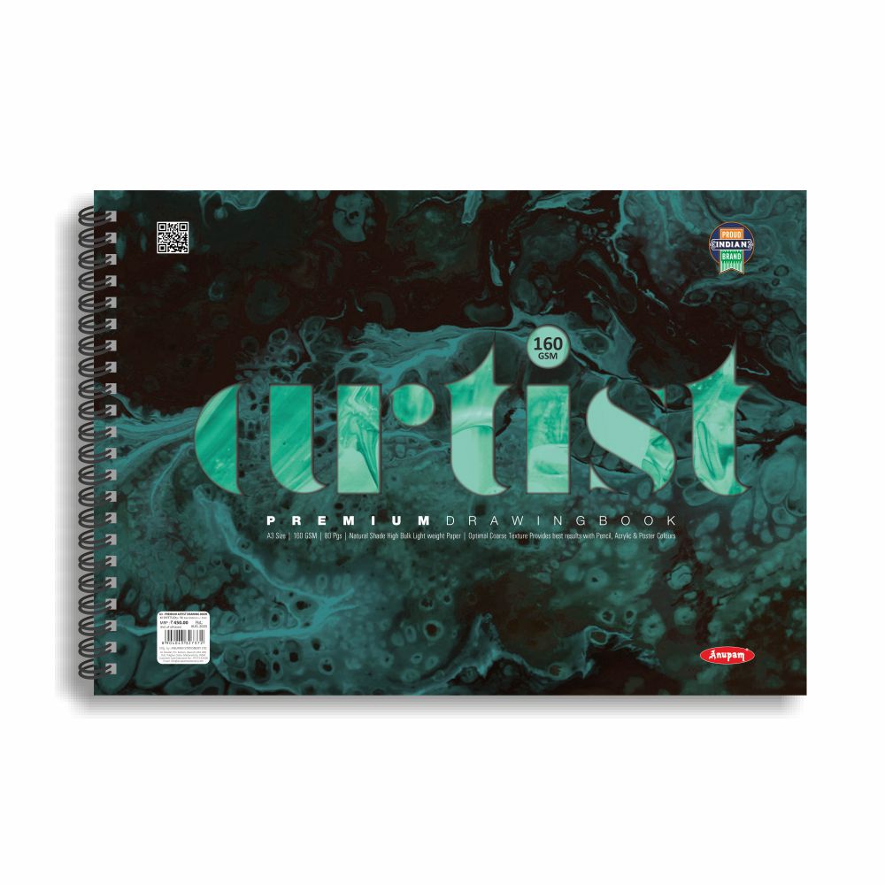 Anupam Premium Artist Drawing Book | 160GSM