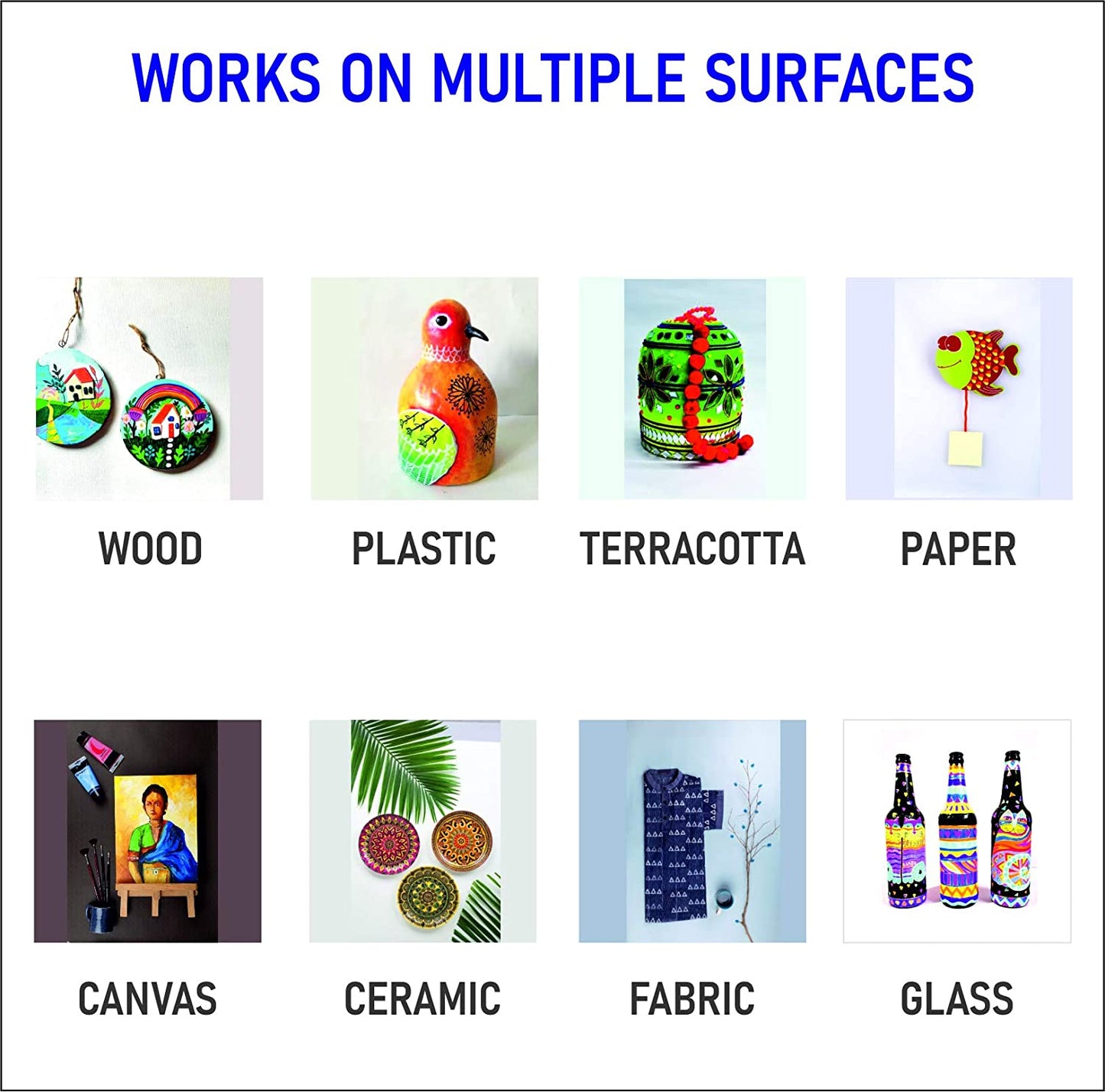 Pidilite Fevicryl Acrylic 15 ml Bottle (Open Stock)