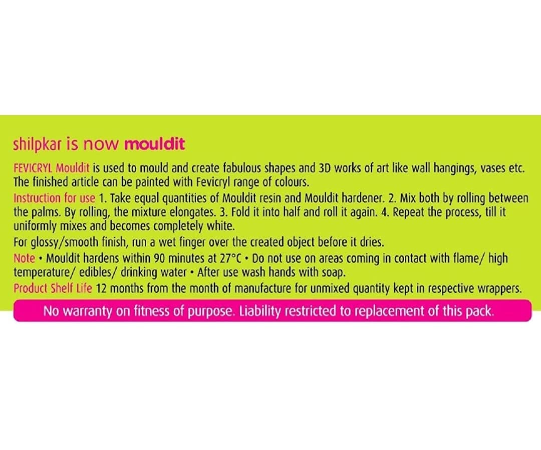 Fevicryl Mould It, Air Dry Clay for Modelling,Sculpting, Art & Craft _ 900g