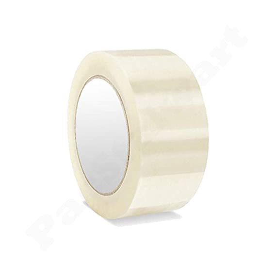 Cello Transparent Tape 2 inch / 48mmx65Meter,42 Micron Thickness Pack of 6  Roll