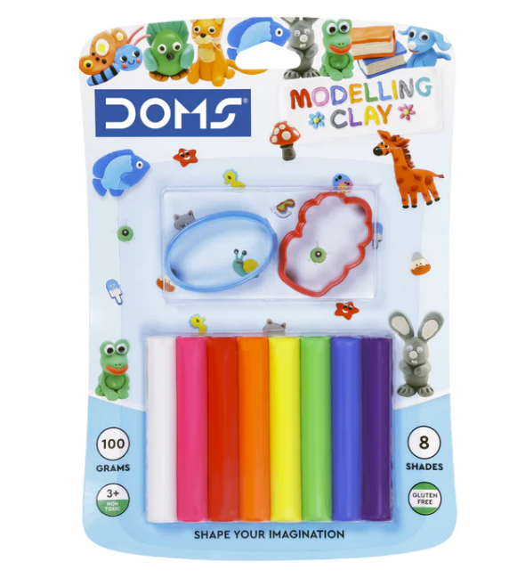 Doms Modelling Clay Set of 8