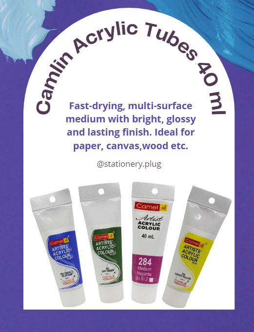 Camel Acrylic 40 ml Tubes (Open Stock)