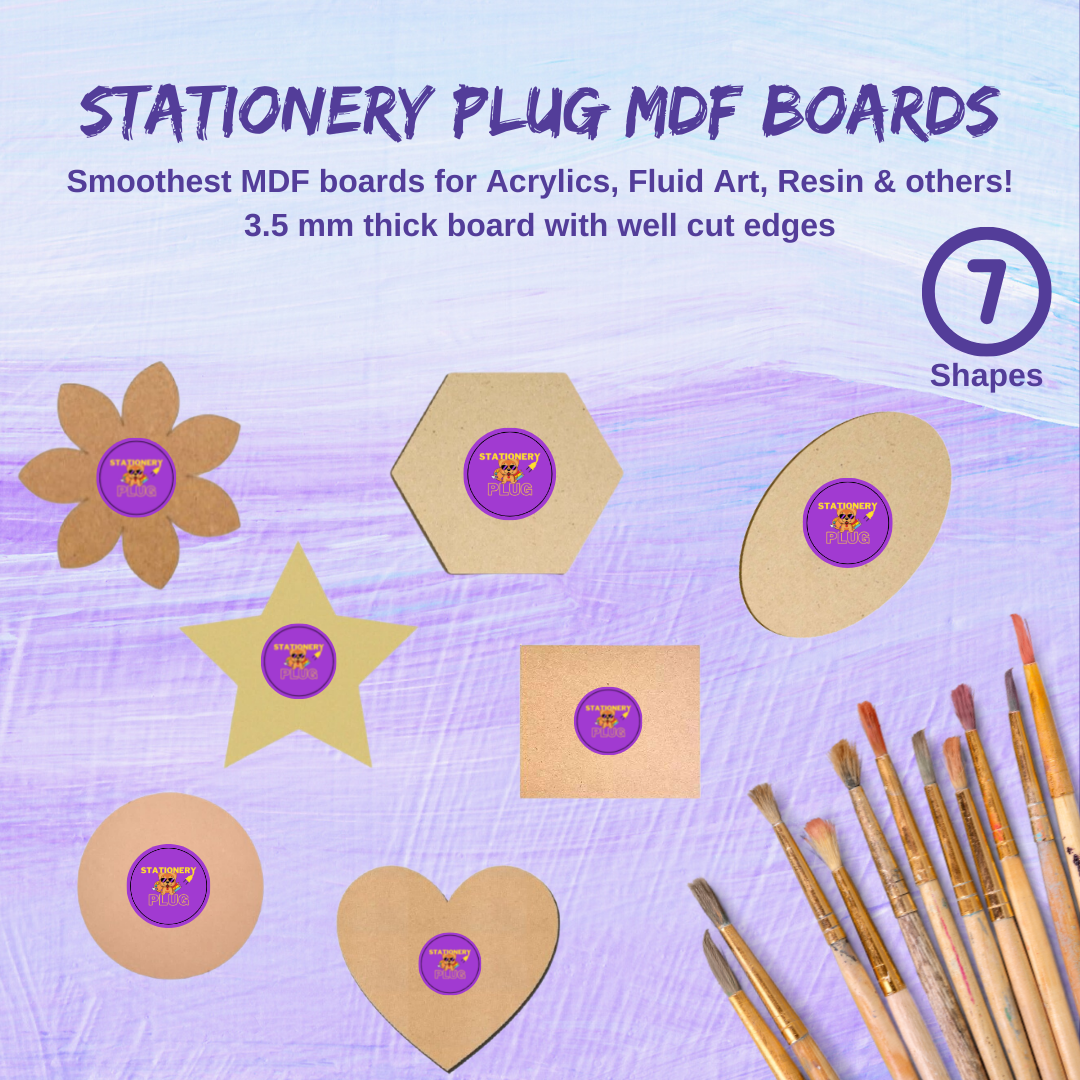 Round MDF Board for Art and Craft | 3.5 mm thick