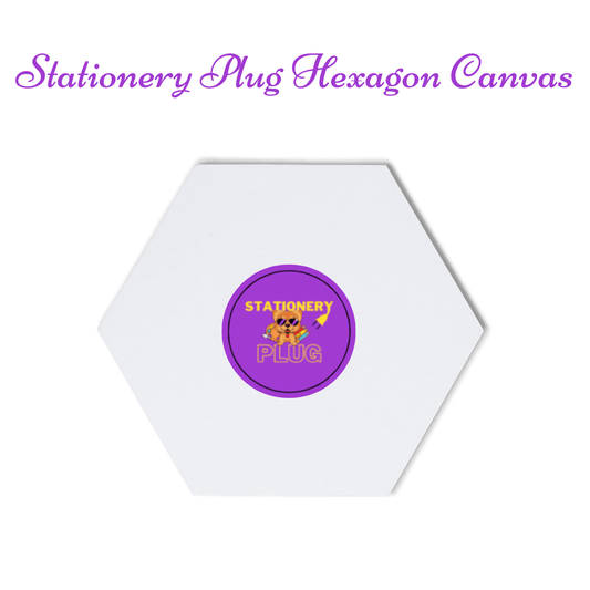 Hexagon Canvas Boards by Stationery Plug - Stationery Plug