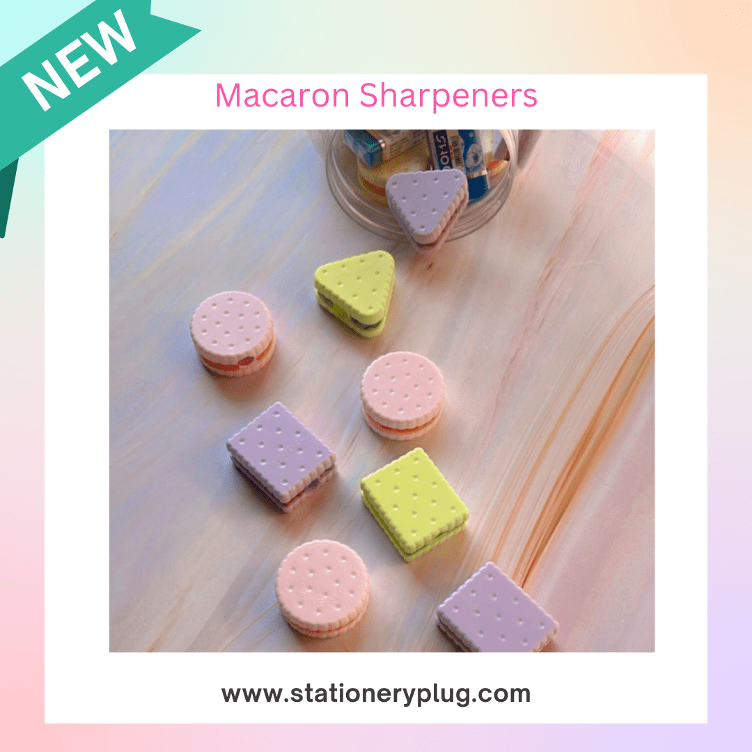 Macaron Sharpeners (Pack of 2) - Stationery Plug