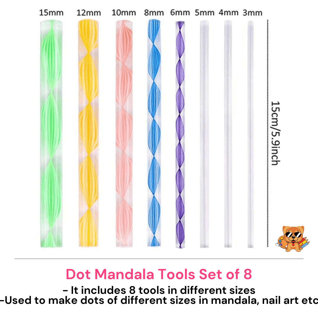 Mandala Dotting Ball Stylus Tools Set of – Stationery Plug
