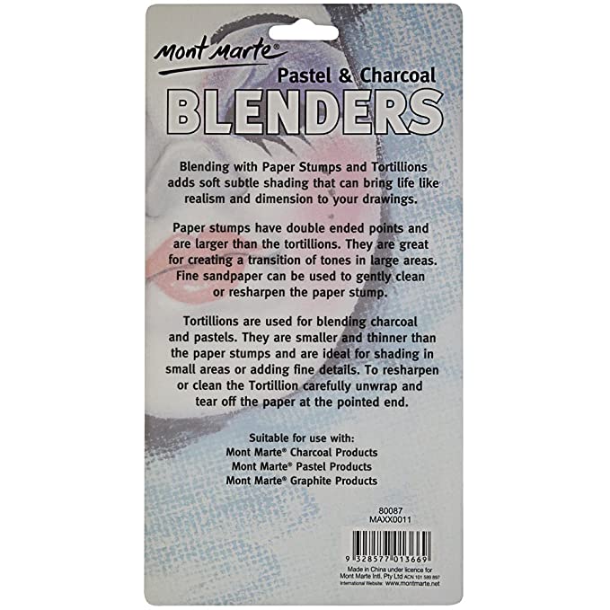 Mont Marte Blending Paper Stumps - Stationery Plug