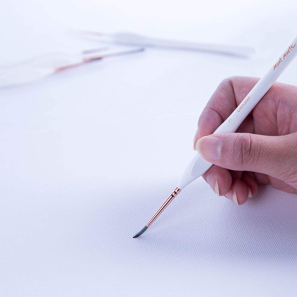 Mont Marte Detail & Liner Taklon Brush Set - Stationery Plug