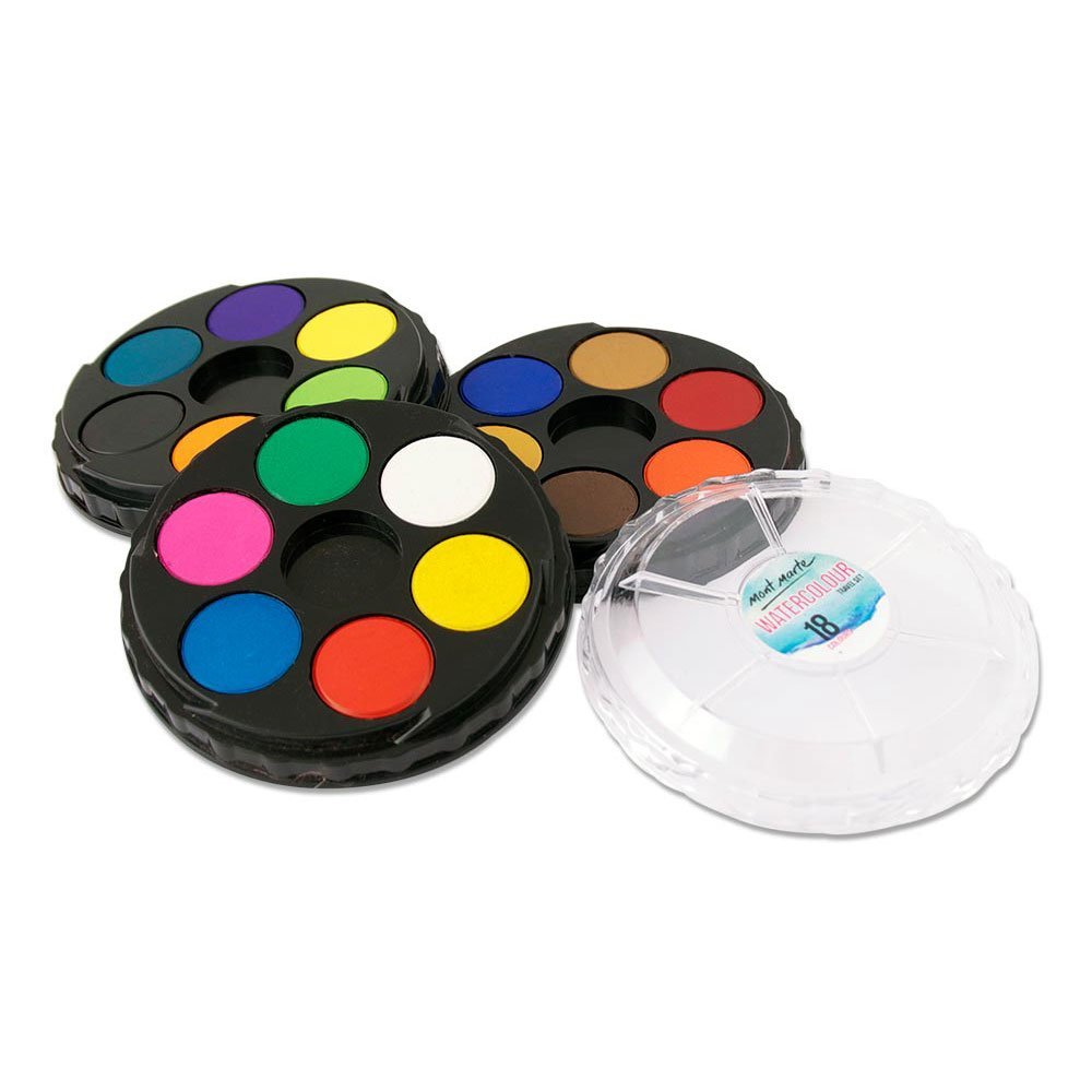 Mont Marte Watercolor Travel Set - Stationery Plug