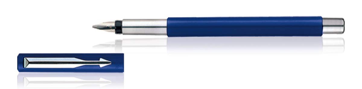 Parker Vector Standard Calligraphy CT Fountain Pen (Blue) - Stationery Plug