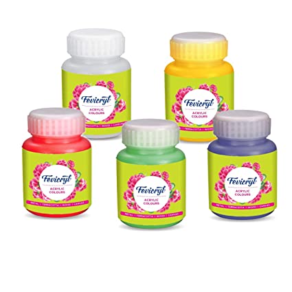Pidilite Fevicryl Acrylic 100 ml Bottle (Open Stock) - Stationery Plug