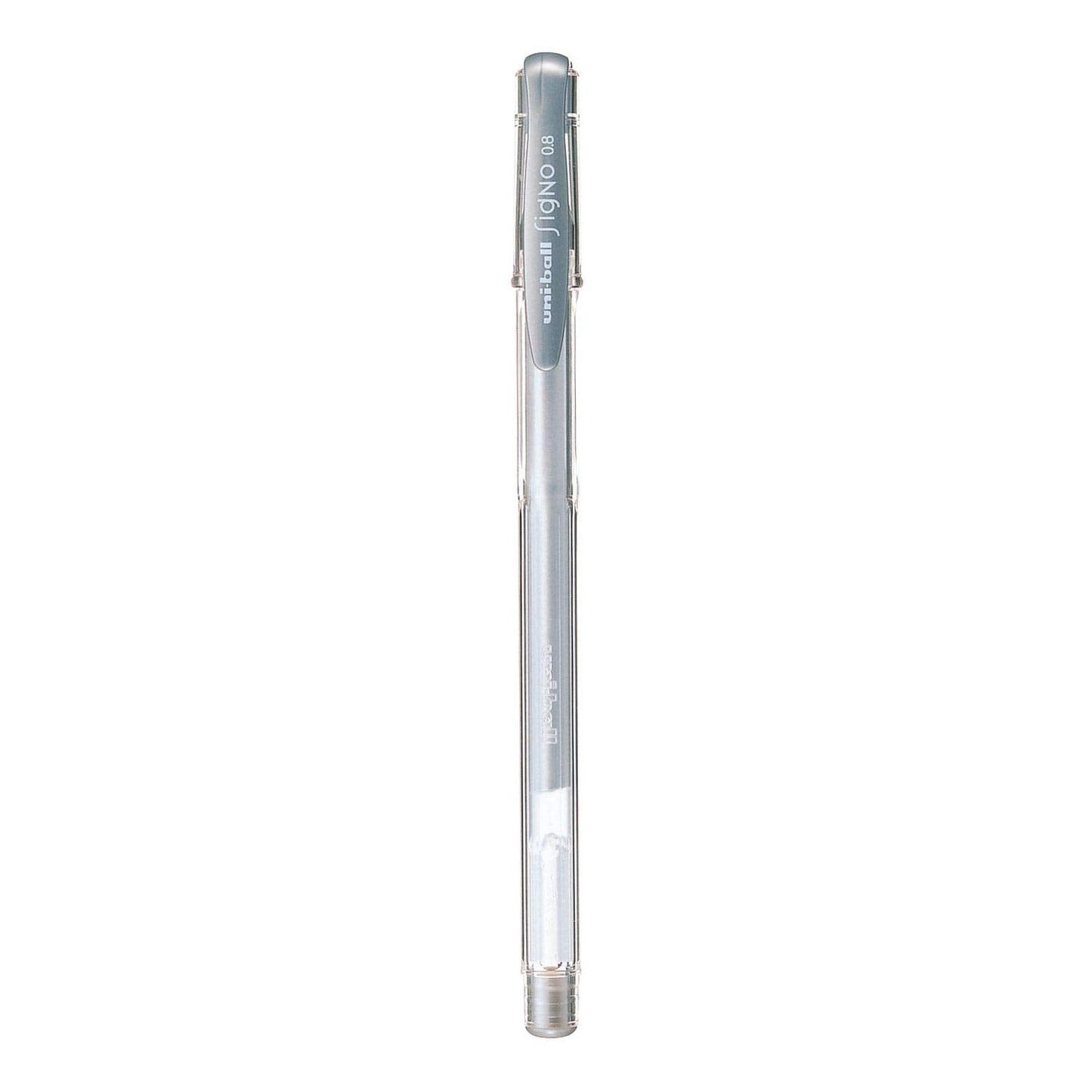 Silver Uniball Signo UM 100 Pen - Stationery Plug