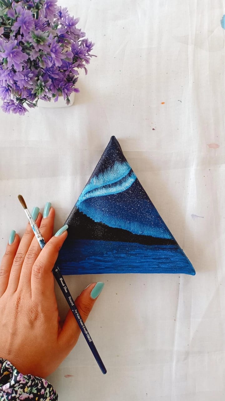 Triangle Stretched Canvas - Stationery Plug