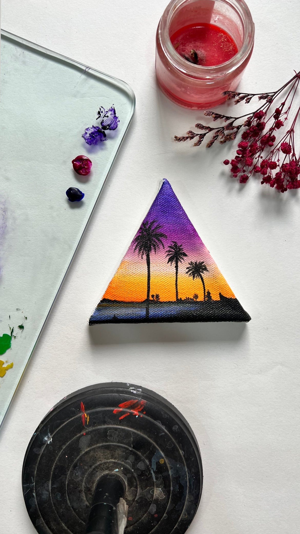 Triangle Stretched Canvas - Stationery Plug