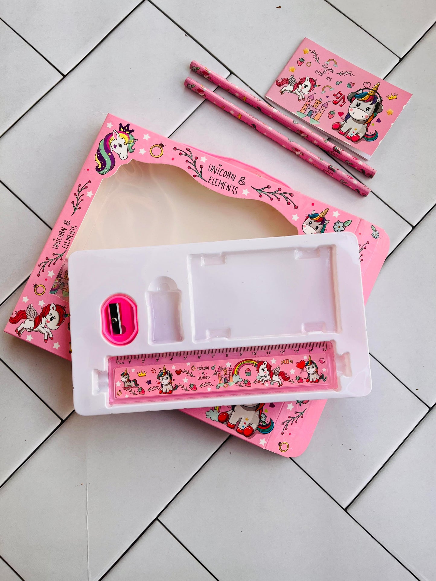 Unicorn Stationery Hamper (7 in 1 Kit) - Stationery Plug