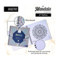 Brustro DIY Mandala Colouring Book–2nd Edition| 25 Designs,160 GSM Paper,9x9 inch,Tear-Out Sheets