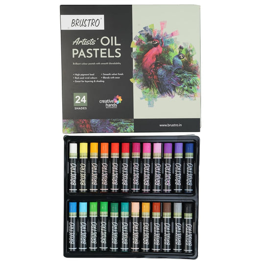 BRUSTRO Artist Oil Pastels Set of 24