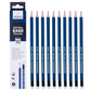 BRUSTRO Extra Dark Pencils | Black, Pack of 10