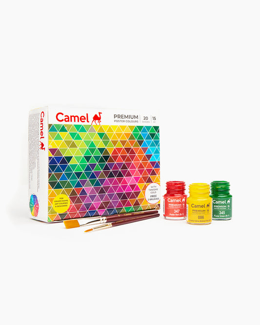 Camel Premium Poster Colours | 20 shades