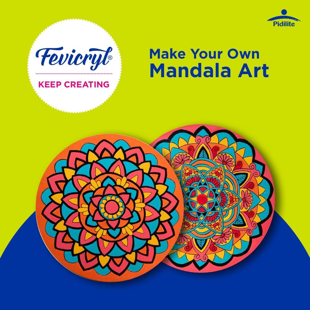 Fevicryl DIY Art of India Mandala Art Kit