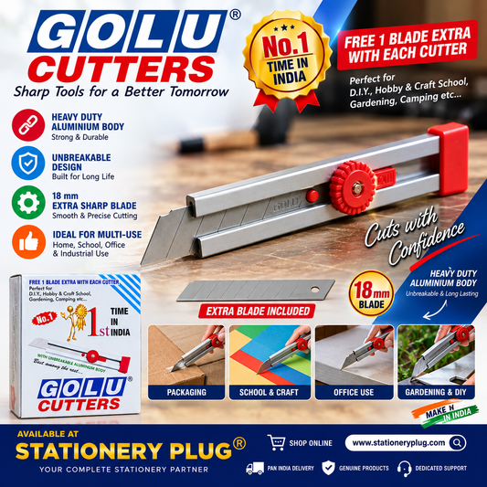 Golu 18mm Paper cutter [ For Industrial Use ]  pack 1 pc