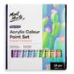 Mont Marte Acrylic Colour Pastel Paint Set Signature 18 shades X 36 ml tubes