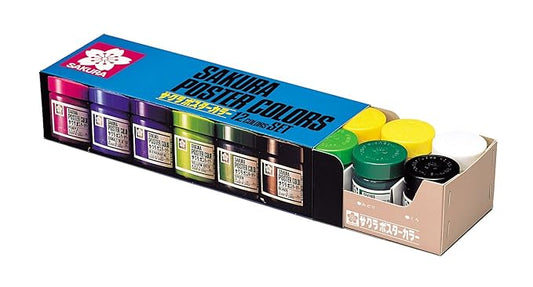 Sakura Poster Colors Set of 12