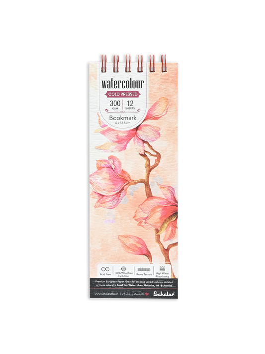 Scholar 300 gsm Wire Bound Bookmark