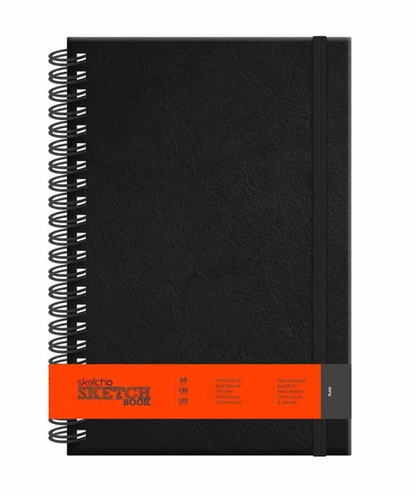 Anupam Sketcho Spiral Sketchbook 140 gsm A5 size - Stationery Plug