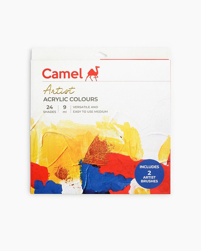 Camel Artist Acrylic Colors Set - 24 shades - Stationery Plug