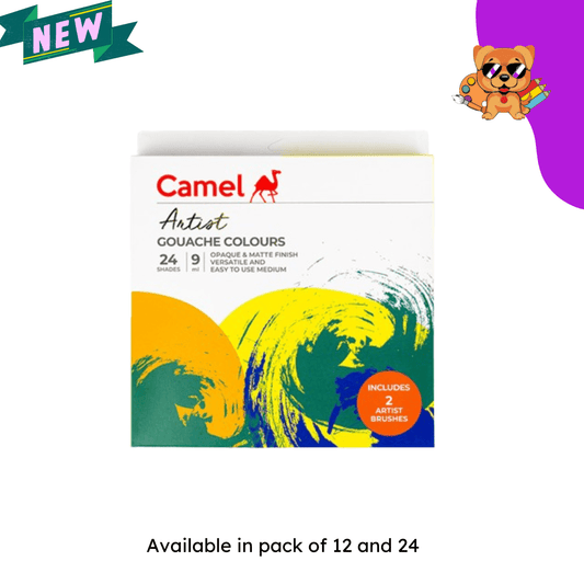 Camel Artist Gouache Colours Set of 24 - Stationery Plug