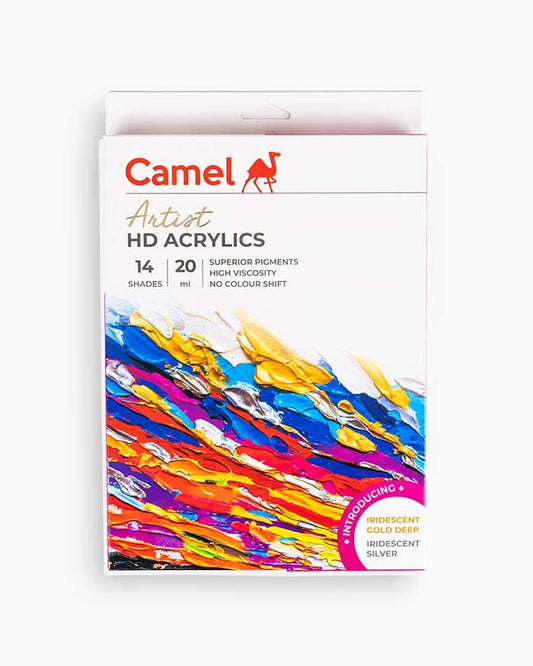 Camel Artist HD Acrylics Set of 14 - Stationery Plug