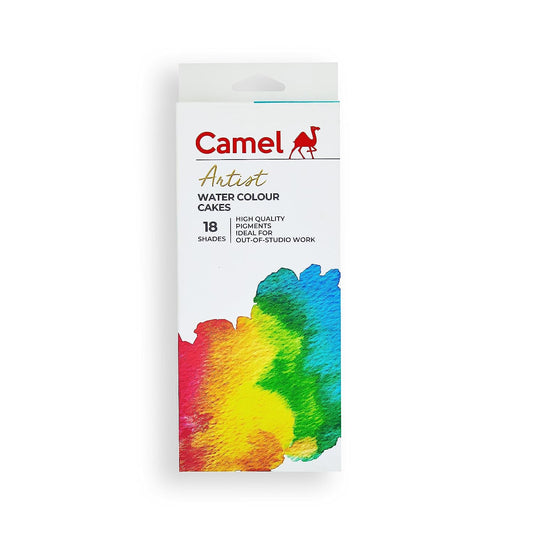 Camel Artist Water Colour Cake Set of 18 - Stationery Plug