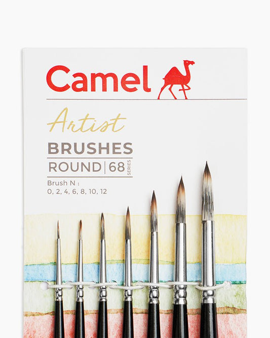 Camlin Artist Brushes Round 68 Series Set - Stationery Plug