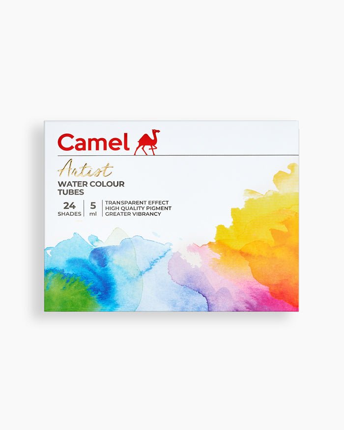 Camlin Kokuyo Artist Water Colour Tube Set of 24 - Stationery Plug