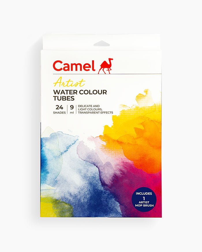Camlin Kokuyo Artist Water Colour Tube Set of 24 - Stationery Plug