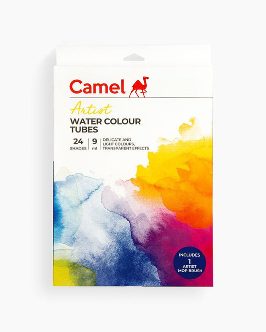 Camlin Kokuyo Artist Water Colour Tube Set of 24 - Stationery Plug