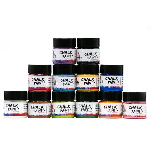 iCraft Starter Pack Chalk Paint 20ml Set Of 12 Shades