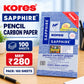 Kores  sapphire pencil carbon paper  ( pkt-100 sheets )  MRP -280 Per pkt