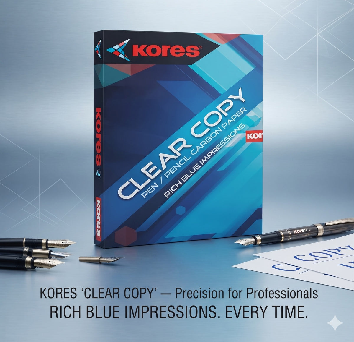 Kores CLEAR COPY Carbon Paper ( Pack of -100 Sheets )