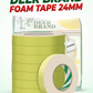 DEER DOUBLE SIDED FOAM TAPE SIZE 24MM LENGTH 3 METER,   TUBE PACKING   -12PCS PACK ,    MRP-50/- PER  PC     ( PACK MRP  - 600 )
