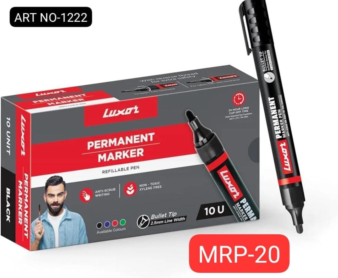 Luxor Permanent Marker Set of 10