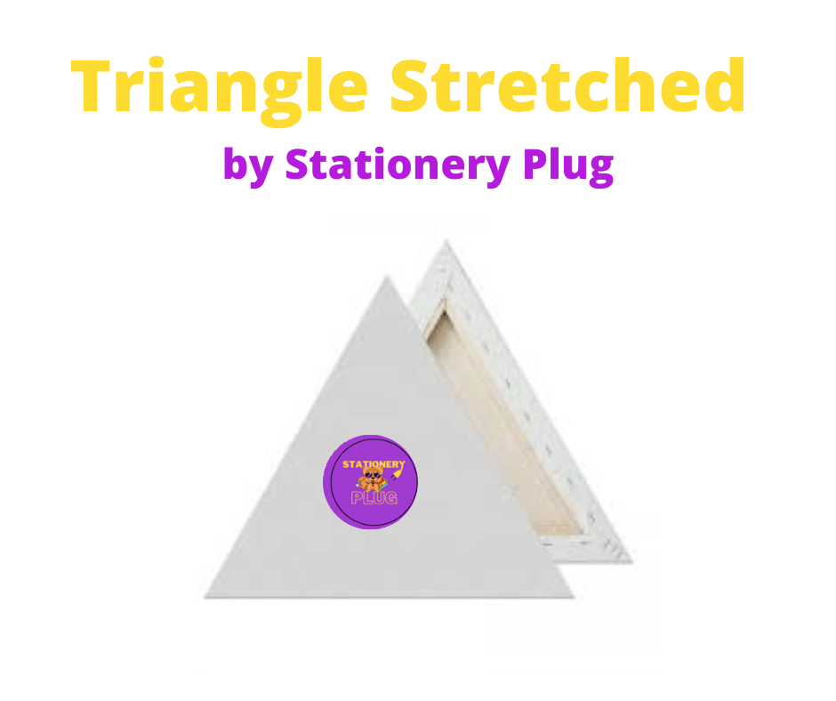 Triangle Stretched Canvas - Stationery Plug